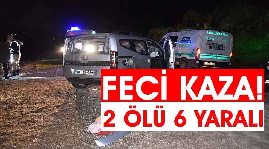 Feci kaza! Şarampole devrilen araç iki kişiye mezar oldu