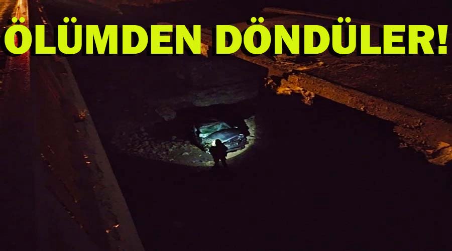 Köprüden devrilen otomobildeki 3 kişi yaralandı