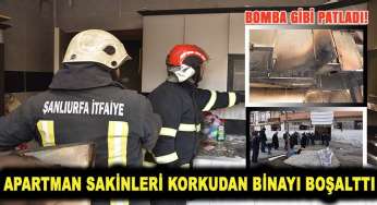Tüpün patlaması sonucu anne ve bebeği yaralandı