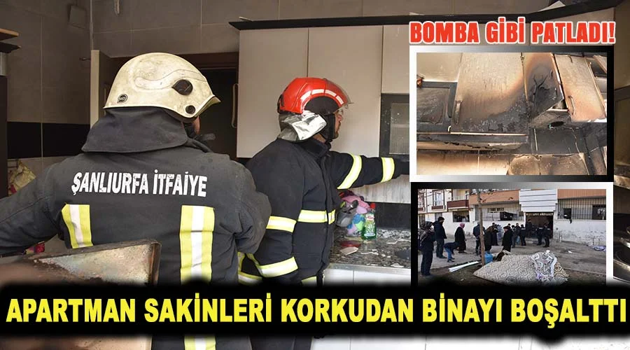 Tüpün patlaması sonucu anne ve bebeği yaralandı