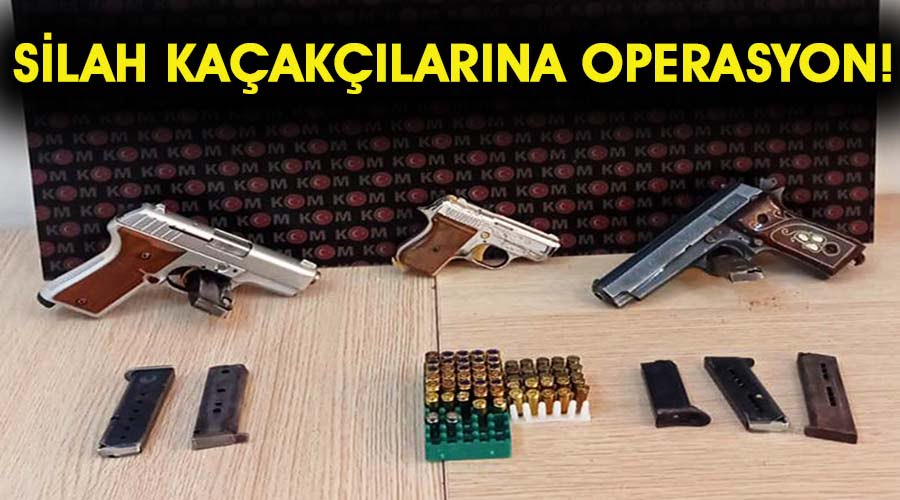 Siverek merkezli silah kaçakçılığı operasyonu!