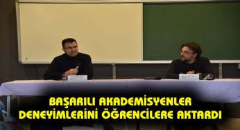 Siverekli akademisyenler öğrencilerle buluştu