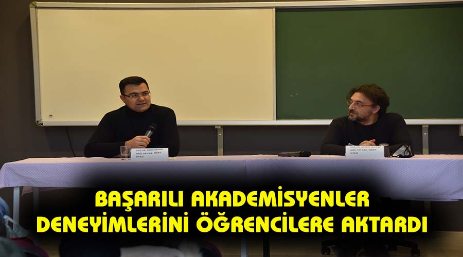 Siverekli akademisyenler öğrencilerle buluştu