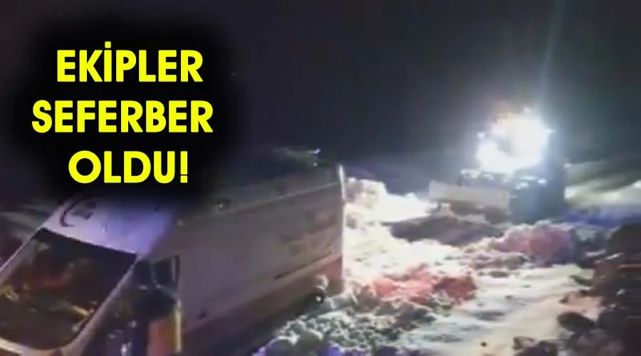 Belediye ekipleri doğum hastası kadın için seferber oldu