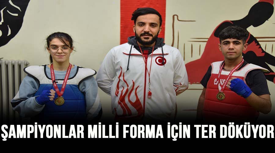 Türkiye şampiyonları milli forma için ter döküyor