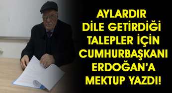 Koçali Aymaz’dan Cumhurbaşkanı Erdoğan’a mektup