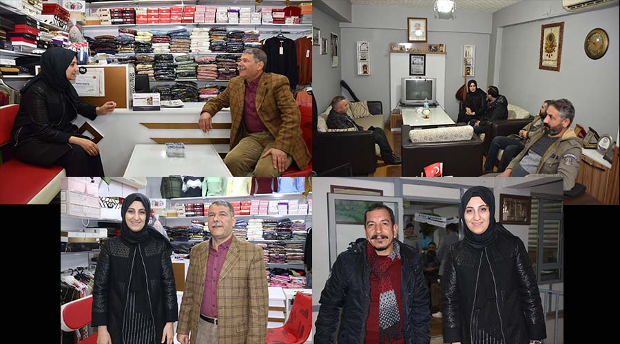 Başkan Ayşe Çakmak, esnaf oda başkanlarını ziyaret etti