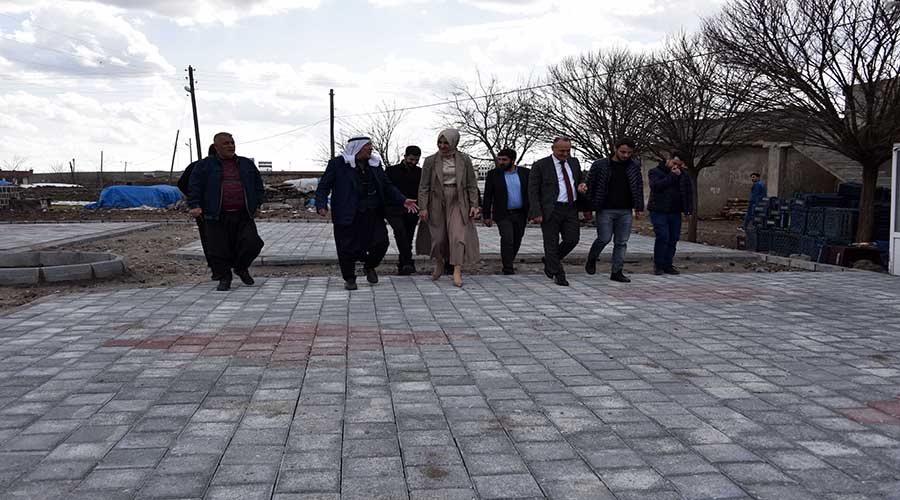 Siverek kırsalının çehresi köy meydanları projesiyle değişiyor