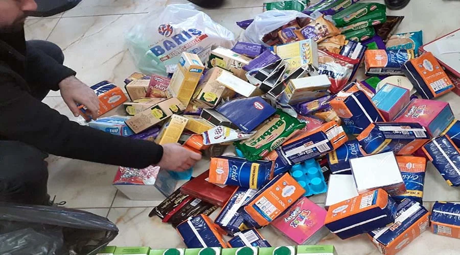 Son kullanma tarihi geçmiş 4 ton ürün imha edildi