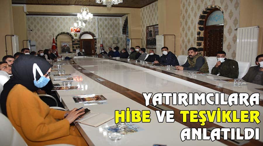 Yatırımcılar hibe ve teşvikler konusunda bilgilendirildi