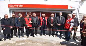 Siverek’te Kızılay butik mağazası açıldı