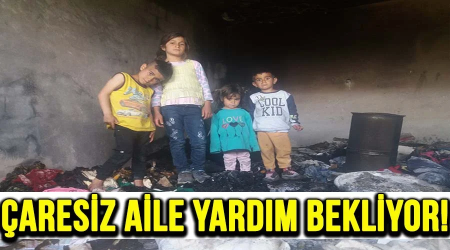 Elektrik kontağından çıkan yangında ev küle döndü