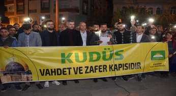 İsrail’in saldırıları protesto edildi!