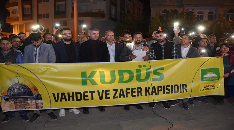 İsrail’in saldırıları protesto edildi!