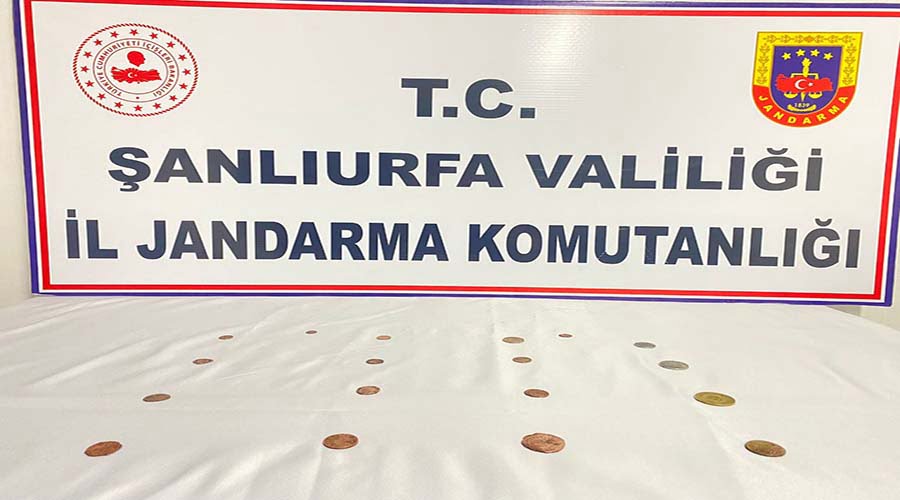 Roma dönemine ait tarihi sikkeler ele geçirildi