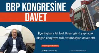 Ali İzol: “Kongremize tüm halkımız davetlidir”