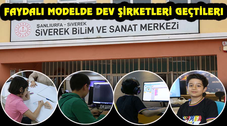Siverek BİLSEM projelerle ‘faydalı model’de ilk sıraya yerleşti