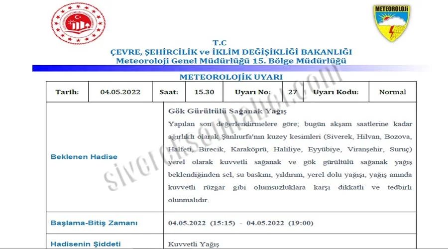 Meteorolojiden kuvvetli yağış uyarısı!