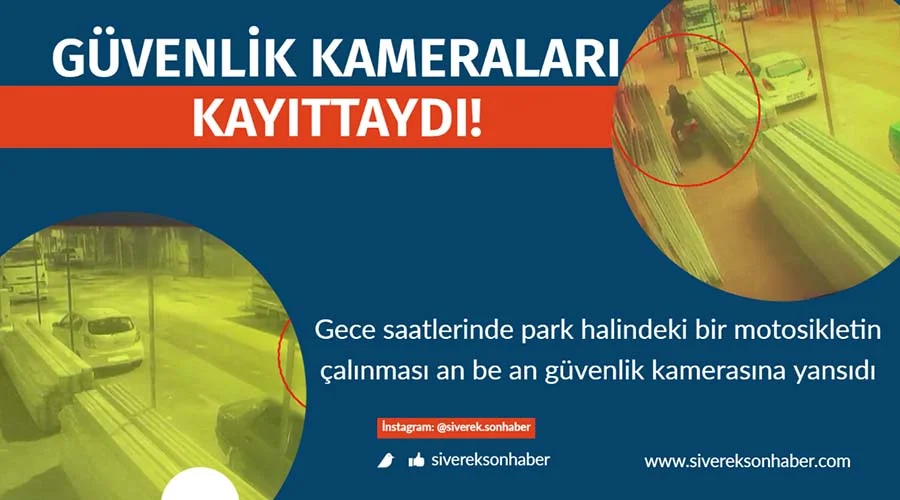 Hırsızlık anları güvenlik kamerasına yansıdı