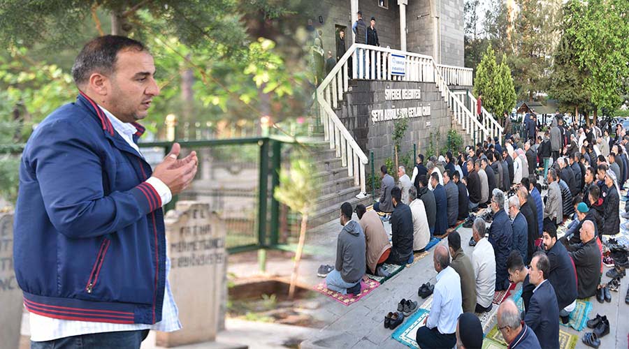 Bayram namazı kılanlar mezarlıklara akın etti