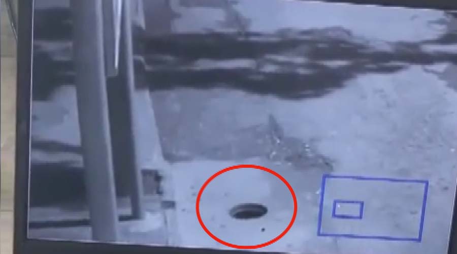 Rögar kapağı hırsızlığı kameraya yansıdı!