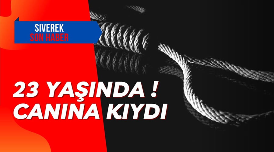 Siverekli genç intihar etti!