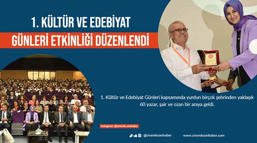 Siverek’te 1. Kültür ve Edebiyat Günleri etkinliği düzenlendi