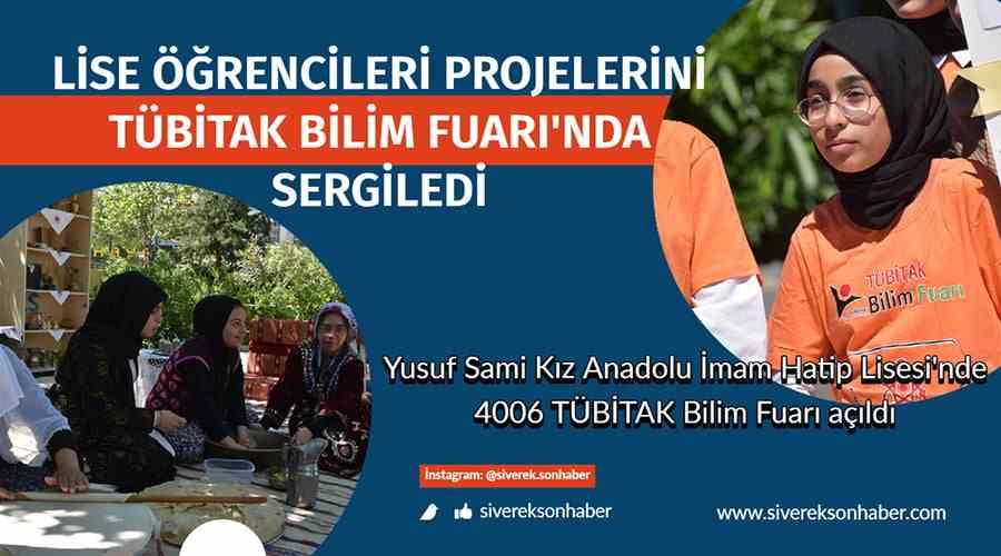 Lise öğrencileri, projelerini TÜBİTAK Bilim Fuarı’nda sergiledi