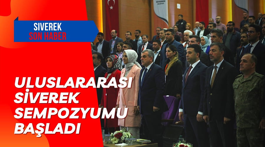 ‘Uluslararası Siverek Sempozyumu’nun açılışı yapıldı