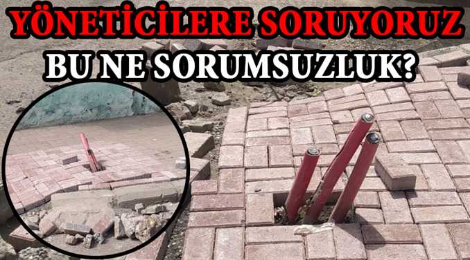 Mahalleli isyan etti: “Böyle sorumsuzluk olmaz”