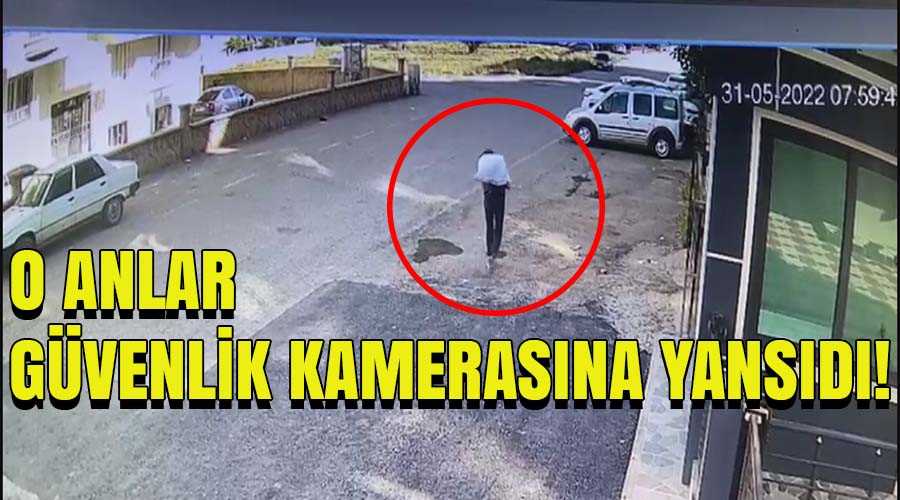 Hırsızlık anları güvenlik kamerasına yansıdı!