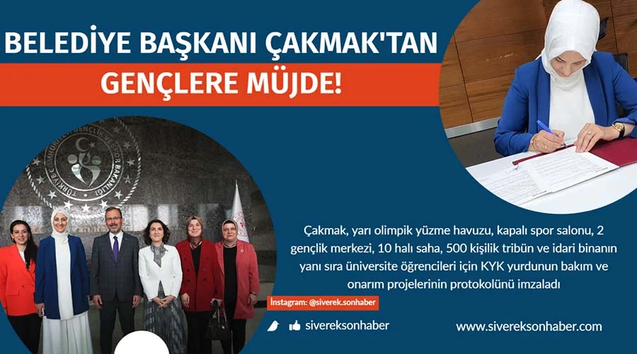 Başkan Ayşe Çakmak’tan gençlere müjde