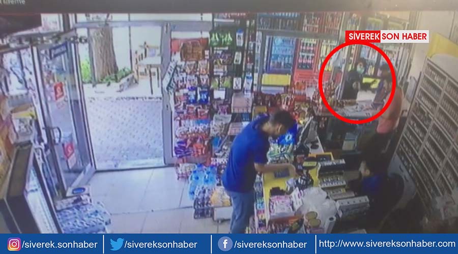 Büfeye silahlı saldırı güvenlik kamerasına yansıdı!