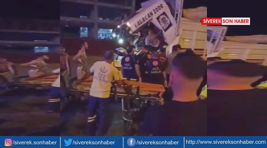 Saman kamyonu sürücüsü hayatını kaybetti!