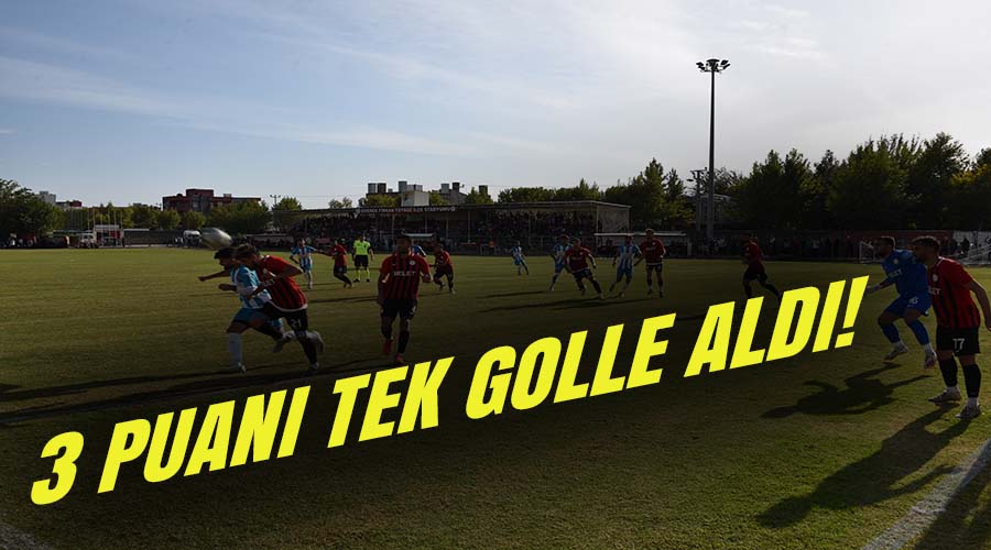 Siverek Belediyespor 3 puanı tek golle aldı