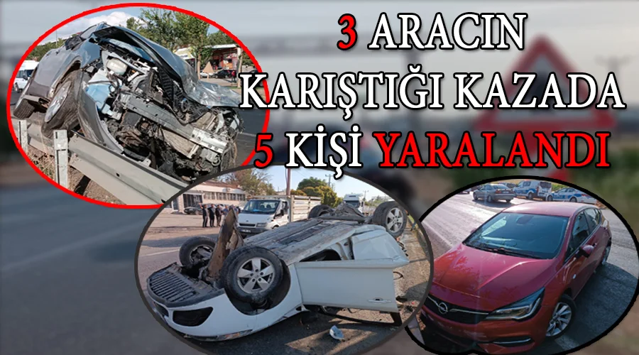 Siverek’te trafik kazası: 5 yaralı