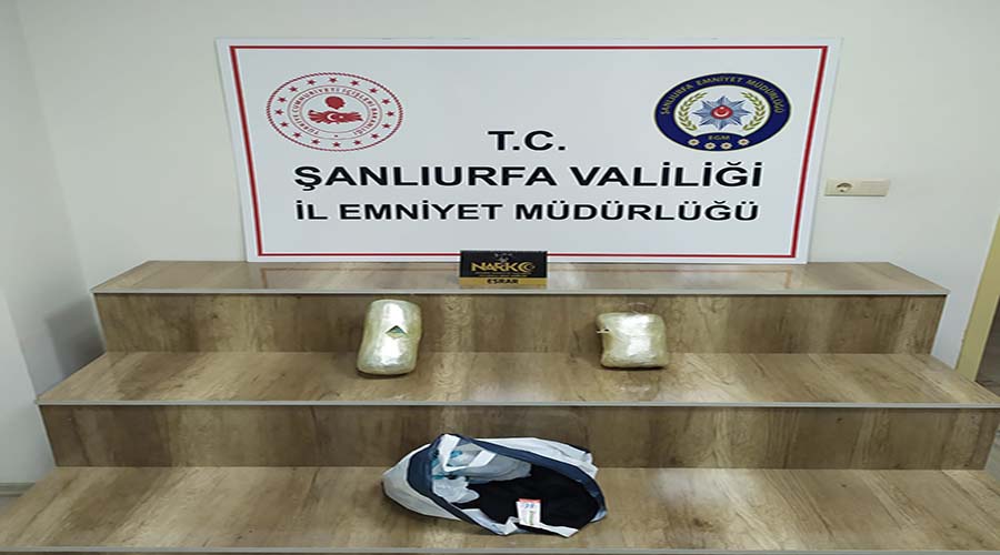 Yolcu otobüsünde uyuşturucu yakalandı