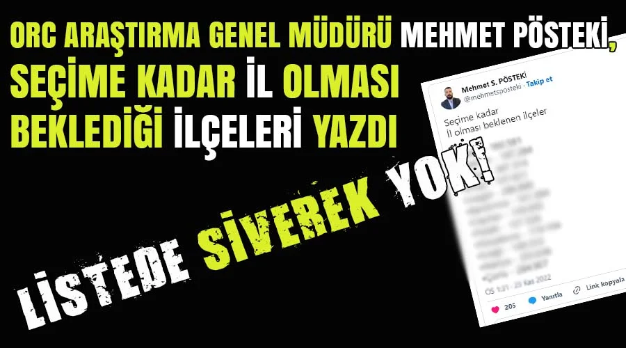 Anket şirketi sahibinden şok paylaşım!