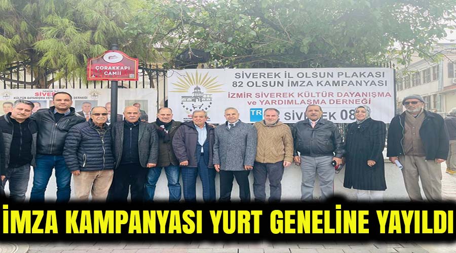 İmza kampanyası Türkiye’ye yayıldı
