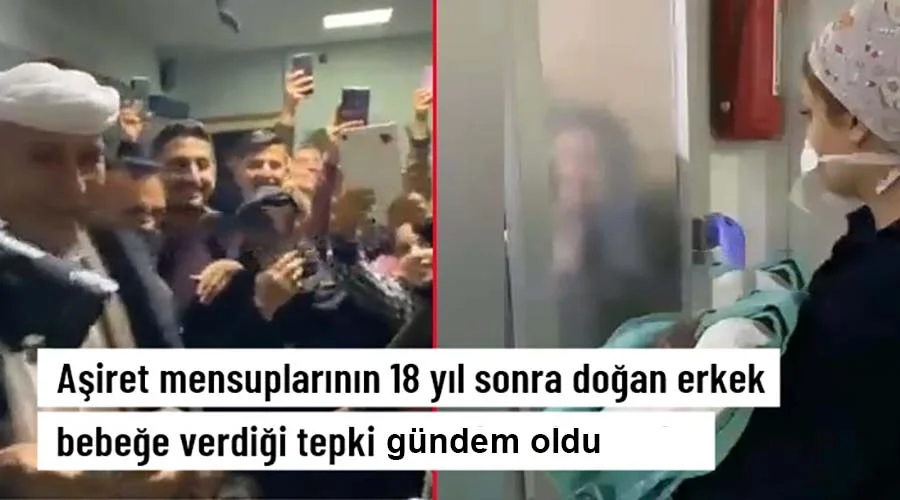18 yıl sonra doğan erkek bebeğe verilen tepki gündem oldu