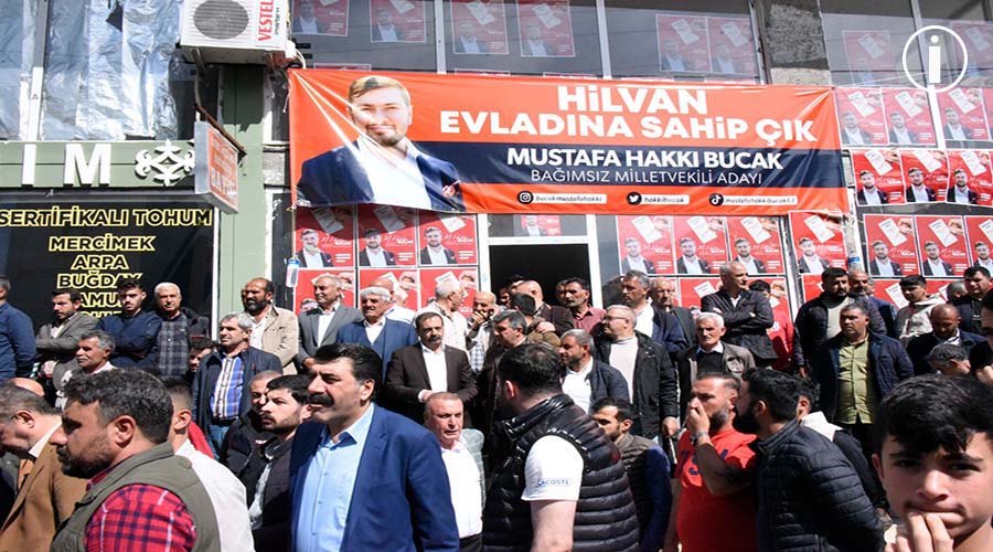 Mustafa Hakkı Bucak Hilvan’da seçim bürosunun açılışına katıldı