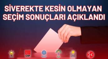 Siverek’te kesin olmayan seçim sonuçları açıklandı