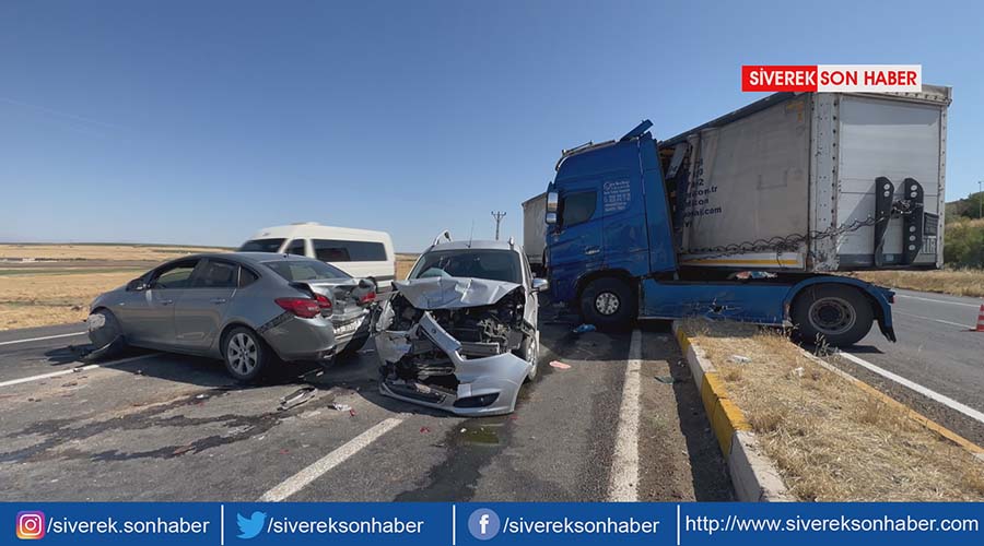 Zincirleme trafik kazasında 6 kişi yaralandı