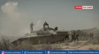 Kassam’dan kara harekatına hazırlanan İsrail’e görüntülü yanıt