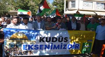 İsrail’in Gazze’ye orantısız saldırıları protesto edildi