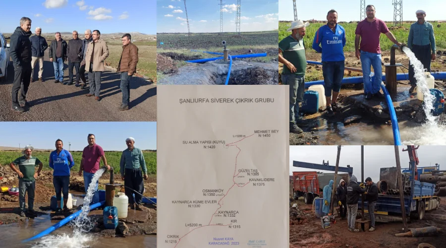 Karacadağ bölgesinde kollektörlü içme suyu müjdesi