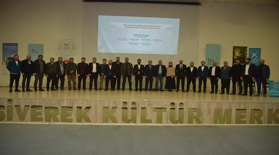 TÜGVA Siverek’te genel kurul heyecanı