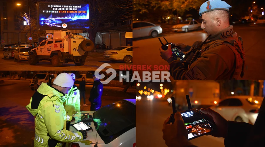 Siverek’te yılbaşı öncesi asayiş tatbikatı yapıldı