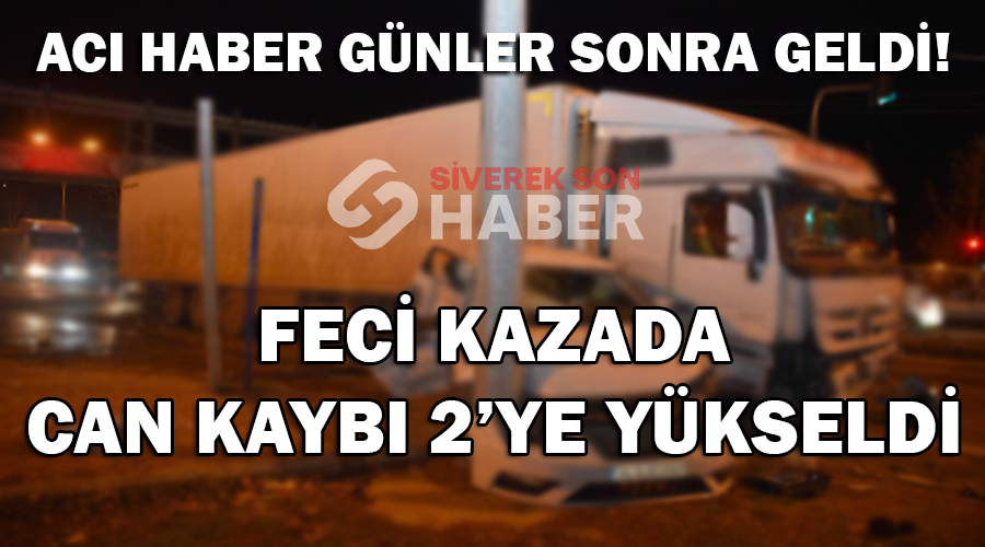 Acı haber günler sonra geldi!