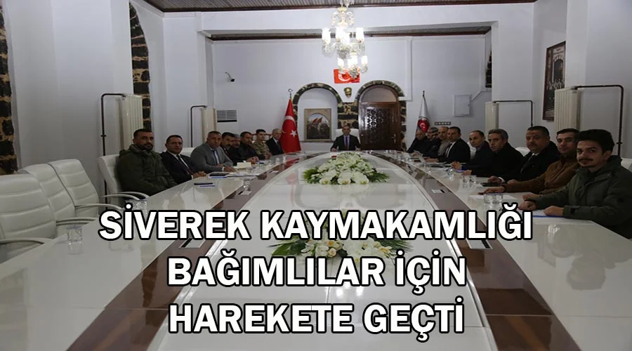 Siverek Kaymakamlığı madde bağımlıları için harekete geçti